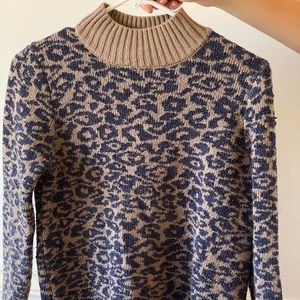 NIEMAN MARCUS CHEETAH SWEATER
